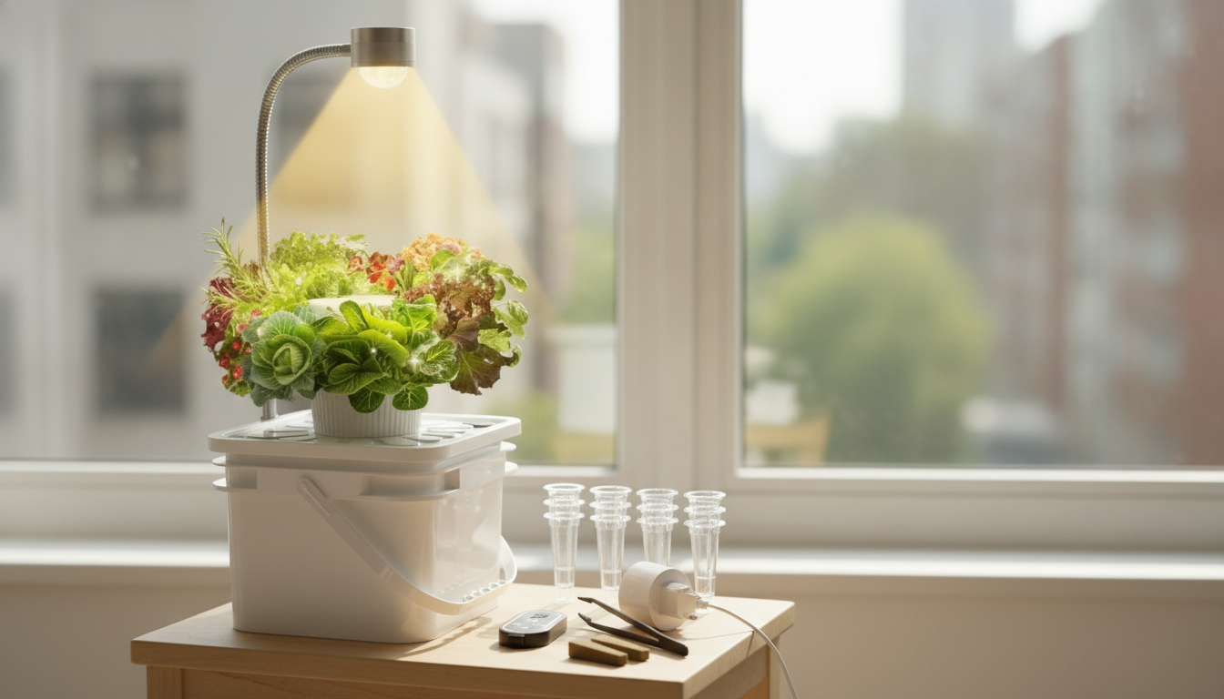 Hydroponic Tower Kit: Grow Fresh Greens in Tight Spaces