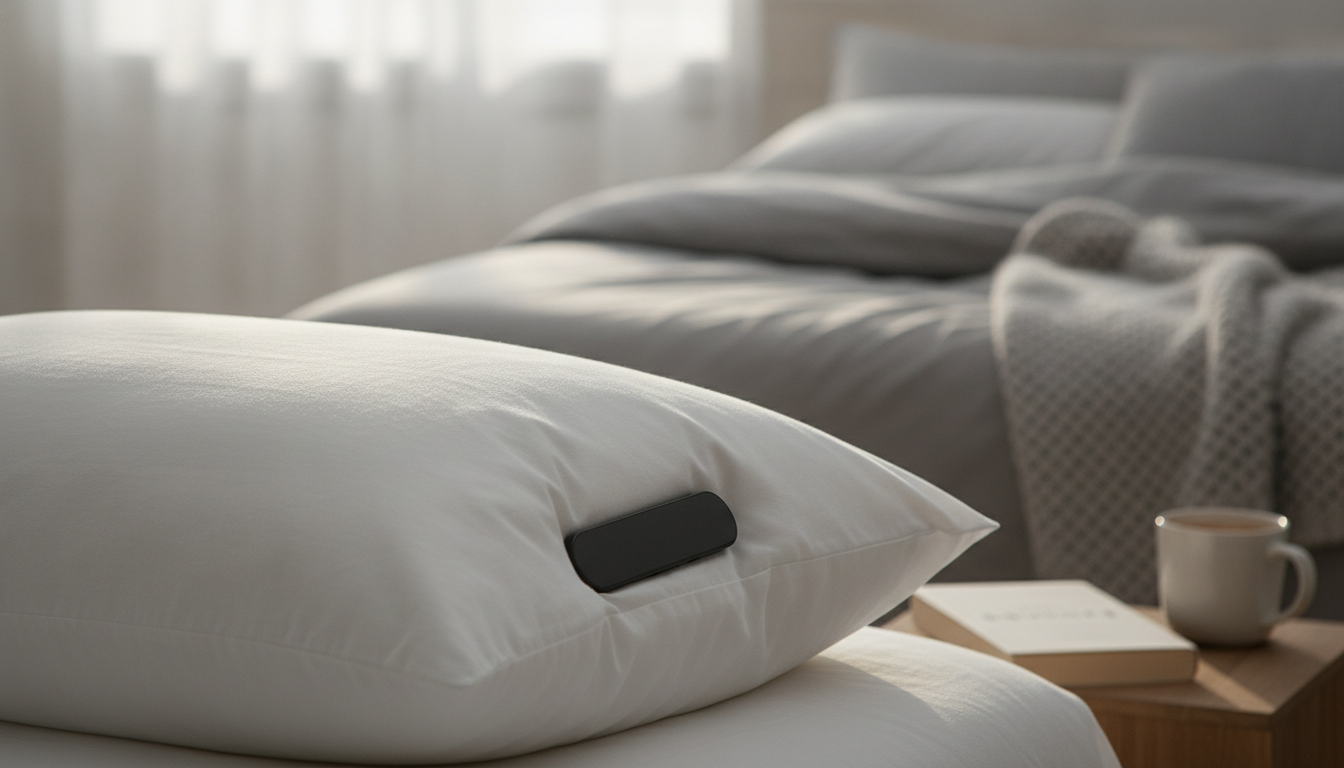 Under-Pillow Bluetooth Vibration Speaker for Quiet Sleep